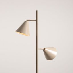 Aldex Form lampa stojąca 2x15 W beżowa 1108A17_2