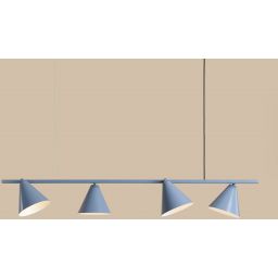 Aldex Form lampa wisząca 4x15 W niebieska 1108L16