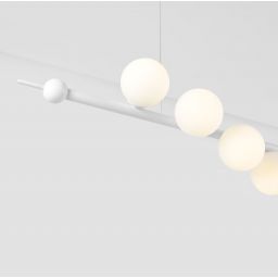 Aldex Wave lampa wisząca 7x10 W biała 1115T