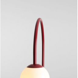 Aldex Una lampa stojąca 1x10 W czerwona 1116A15