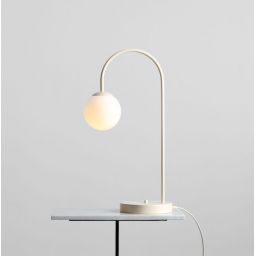 Aldex Una lampa stołowa 1x10 W kremowa 1116B9