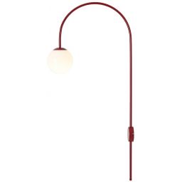 Aldex Una kinkiet 1x10 W czerwony 1116C15