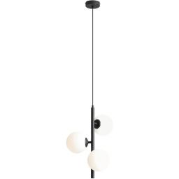 Aldex Fin lampa wisząca 3x10 W czarna 1120E1_S