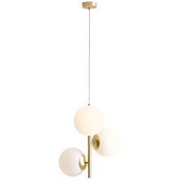 Aldex Fin lampa wisząca 3x15 W mosiądz 1120E40_M