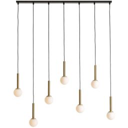 Aldex Riu lampa wisząca 7x5 W czarna 1121T40