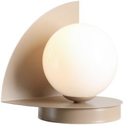 Aldex Loop lampa stołowa 1x10 W beżowa 1125B17