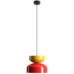 Aldex Tula lampa wisząca 1x15 W czerwona/żółta 1132G19_14_C