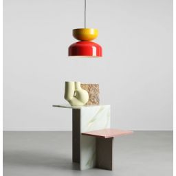 Aldex Tula lampa wisząca 1x15 W czerwona/żółta 1132G19_14_C