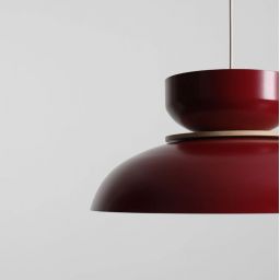 Aldex Aldo lampa wisząca 1x15 W bordowa 1152G15_15_J