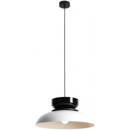 Aldex Aldo lampa wisząca 1x15 W biała/czarna 1152G2_3_C