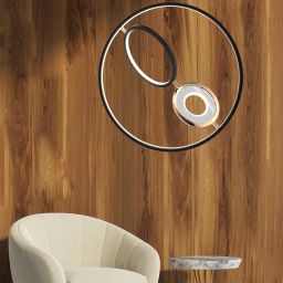 Altavola Design Seppia lampa wisząca 45W LED czarny/złoty LA115/X_62_1+2_3k_black_gold