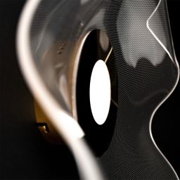 Altavola Design Velo kinkiet 1x30W LED złoty/przezroczysty LA101/WE2_gold