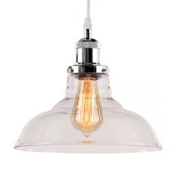 Altavola Design New York Loft lampa wisząca 1x40W chrom/przezroczysty LA040/P_chrom