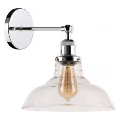 Altavola Design New York Loft kinkiet 1x40W chrom/przezroczysty LA040/W_chrom