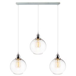 Altavola Design New York Loft lampa wisząca 3x40W chrom/przezroczysty LA035/CL3_chrom