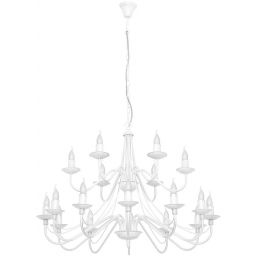 Aldex Róża lampa wisząca 18x10 W biała 397S