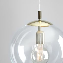 Aldex Globe lampa wisząca 1x15 W złota 562G10