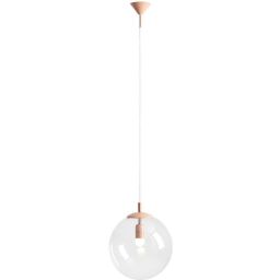 Aldex Globe lampa wisząca 1x15 W różowa 562G11