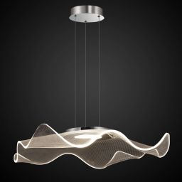 Altavola Design Velo lampa wisząca 1x30W LED chrom/przezroczysty LA101/P2_chrom