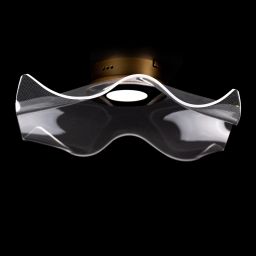 Altavola Design Velo lampa podsufitowa 1x30W LED satynowe złoto/przezroczysty LA101/CE2_gold