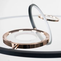 Altavola Design Seppia lampa wisząca 61W czarny/złoty LA115/P_85_1+3_3k_black_gold