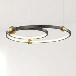 Altavola Design Aurora lampa wisząca 49W czarny mat/złoty satynowy LA110/P_50_3k_black