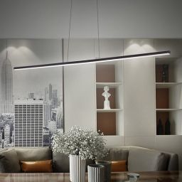 Altavola Design Linea lampa wisząca 1x15W czarny LA089/P_120_4k_black