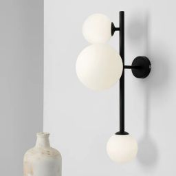 Aldex Dione 3 kinkiet 2x40W+1x60W czarny/biały 1092Y1