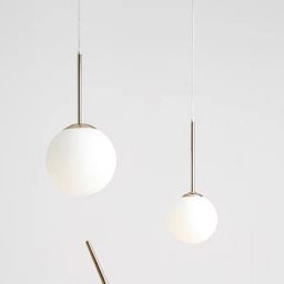 Aldex Bosso Mini 20 lampa wisząca 1x60W złota/biała 1087XS30