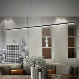 Altavola Design Linea lampa wisząca ściemnialna 15W czarny LA089/P_120_3k_black_dimm