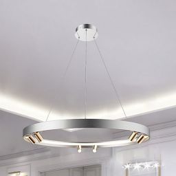 Altavola Design Spectra lampa wisząca 7x67 W złota-szary/popielaty LA114/P_90_6+1_grey_gold