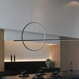 Altavola Design Linea lampa wisząca 2x30 W czarna LA087/PX143_40_4k_30W_black