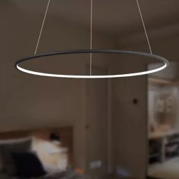 Altavola Design Ledowe Okręgi lampa wisząca 1x43W LED czarna LA073/P_80_in_4k_43W_black