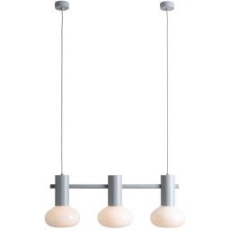 Aldex Flo III lampa wisząca 3x10 W szary 7000E22_S