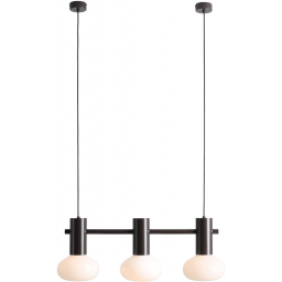 Aldex Flo III lampa wisząca 3x10 W brązowa 7000E28_S