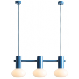 Aldex Flo Sky III lampa wisząca 3x10 W niebieska 7000E31_S