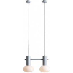 Aldex Flo lampa wisząca 2x10 W szary 7000H22_S