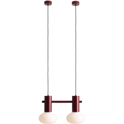 Aldex Flo lampa wisząca 2x10 W czerwona 7000H27_S