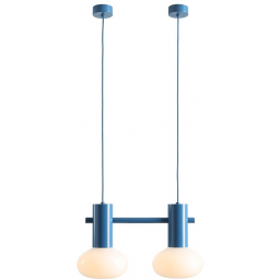 Aldex Flo Sky II lampa wisząca 2x10 W niebieska 7000H31_S