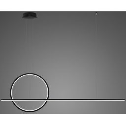 Altavola Design Linea lampa wisząca 2x32 W czarna LA087/PX143_40_3k_black