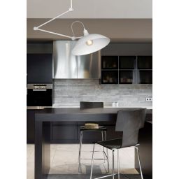 Aldex Melos lampa podsufitowa 1x15 W biała 808PL_G