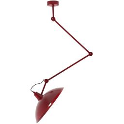 Aldex Melos lampa podsufitowa 1x15 W czerwona 808PL_G15