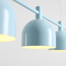 Aldex Beryl lampa wisząca 3x15 W niebieska 976E_29