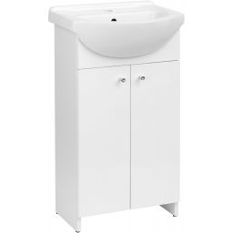 Astor Pik umywalka z szafką 46 cm białą AM-PIK-452-27