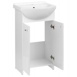Astor Pik umywalka z szafką 46 cm białą AM-PIK-452-27