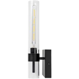 Altavola Design Pure kinkiet 1x6 W czarny-przezroczysty LA013/W