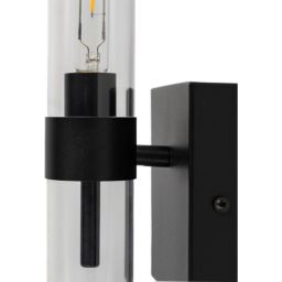 Altavola Design Pure kinkiet 1x6 W czarny-przezroczysty LA013/W