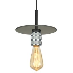 Altavola Design Techno Loft lampa wisząca 1x60W chrom/dymny LA017/P_chrom