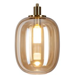Altavola Design Polar lampa wisząca 1x6 W złota-bursztynowa LA019/P_amber