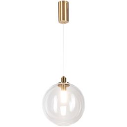 Altavola Design Polar lampa wisząca 1x6 W przezroczysta-złota LA019/P_clear